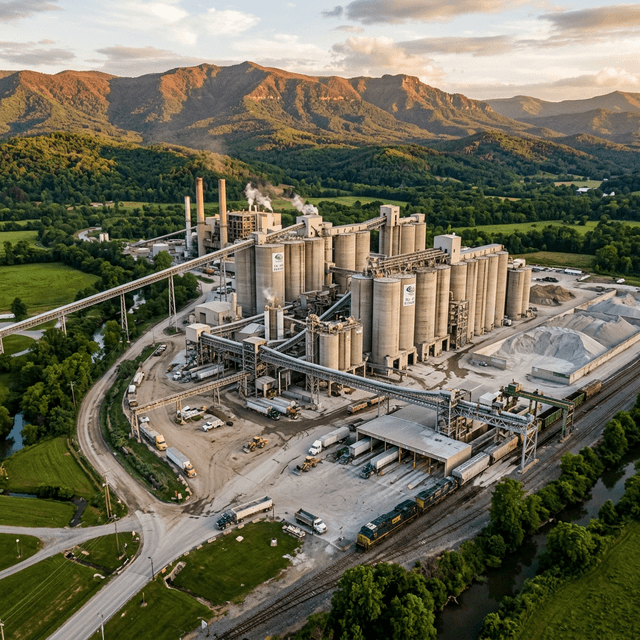 Fly ash processing facility